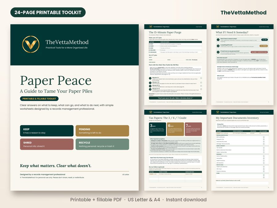 Paper Peace Toolkit cover and sample pages